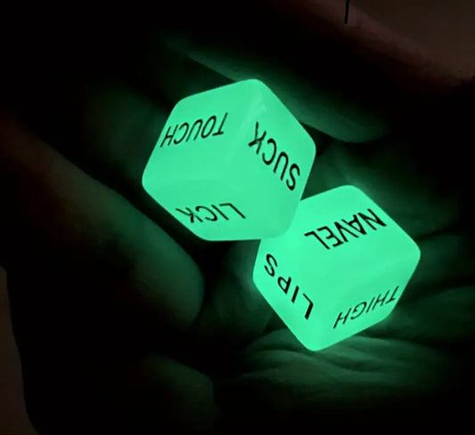 1 Pair Luminous Erotic Dice