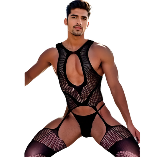 Sexy Lingerie Exotic Net Bodysuit